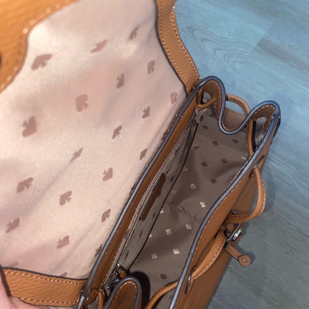 Kate Spade Brown Leather Backpack - Picture 5 of 7